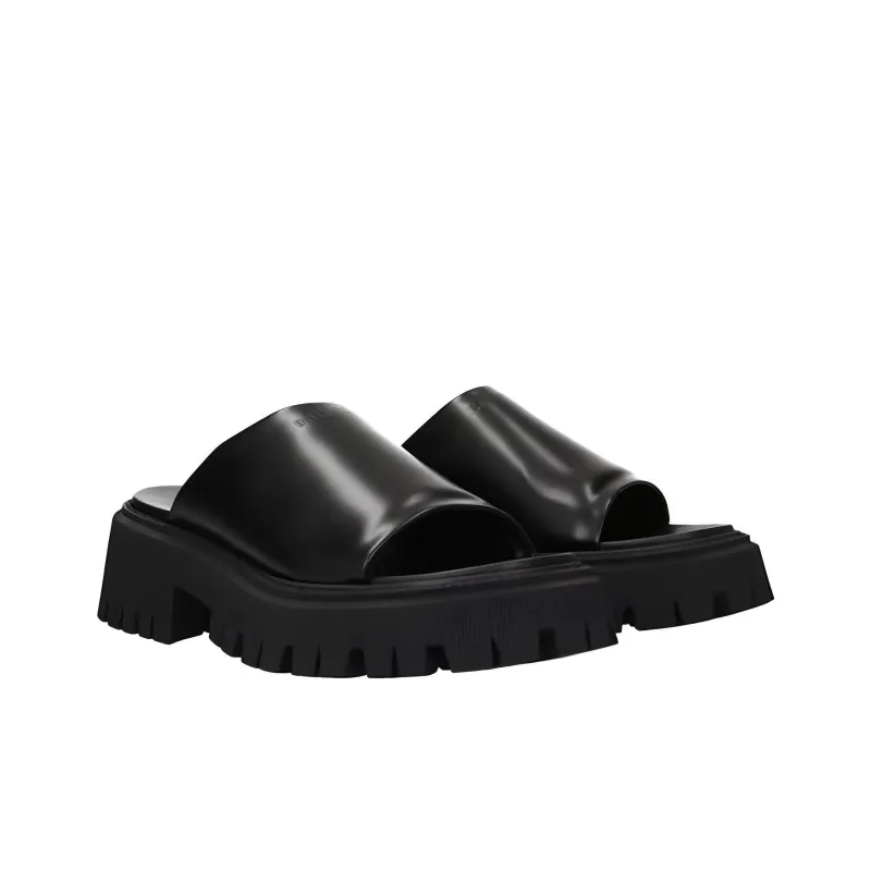 Balenciaga Slide Slippers Men's Black-1