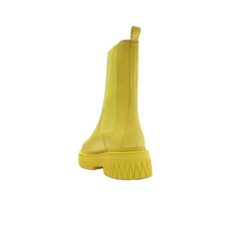 Schutz Short Chelsea Boots Women's Yellow-3