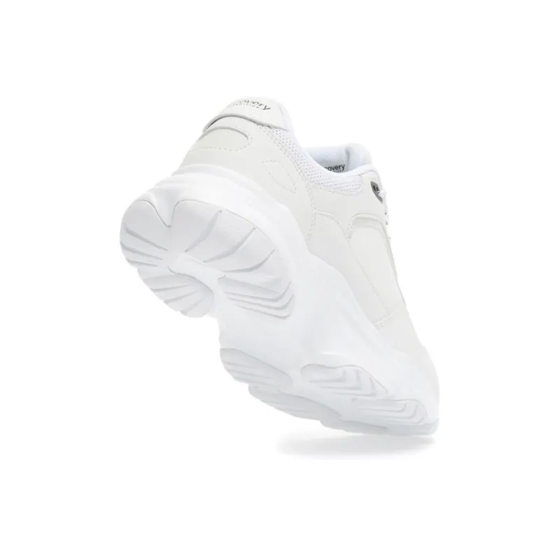 Discovery Expedition Wear Resistant Low Top Chunky Sneakers Unisex White-3