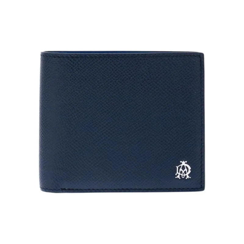 Dunhill Cow Leather Wallet Regular Men's Dark Blue-3