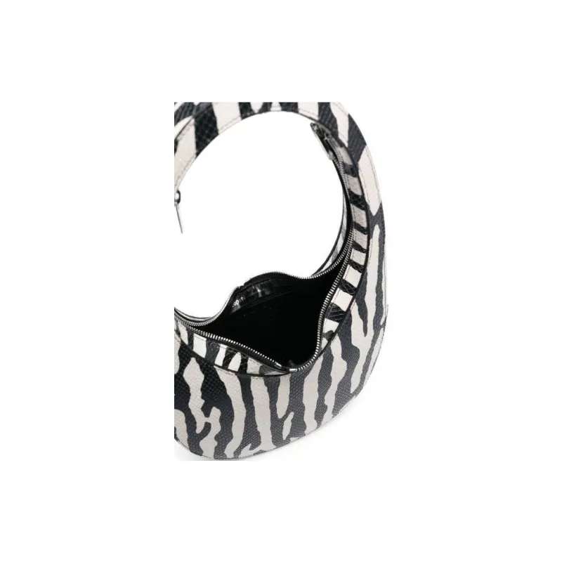 COPERNI Leather Shoulder Bag Handbag Women's Black White-2