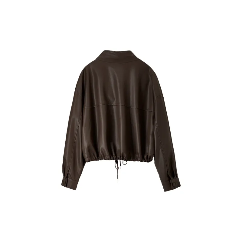 SENTUBILA Leather Jacket Women's-3