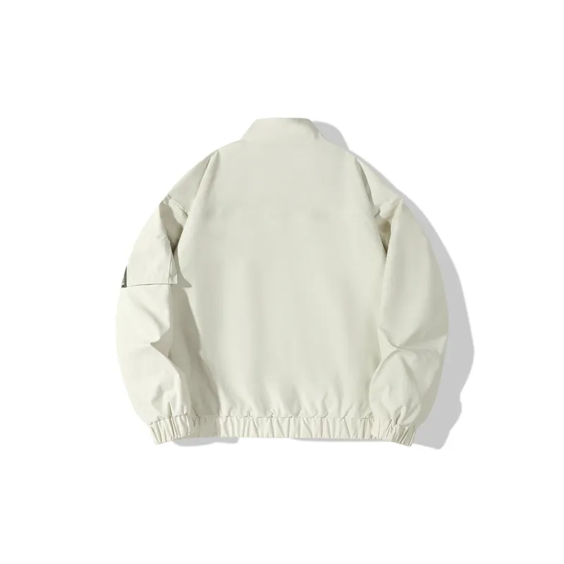 MZ Loose Fit Versatile Comfortable Stand Collar Jacket Unisex-5