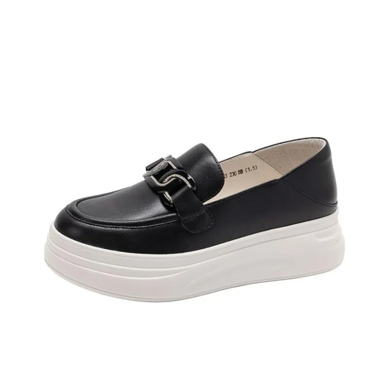 Satchi Loafers 5cm Women's Black-0