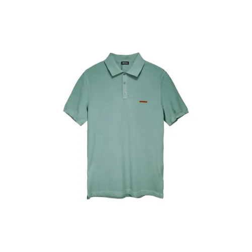 Ermenegildo Zegna Polo Shirts Men Green