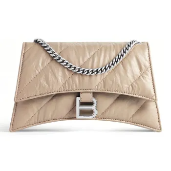 Balenciaga CRUSH Embossed Calfskin Crossbody Bag, Shoulder Bag Mini Women's