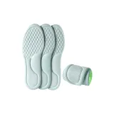 [2 Pack Green with Gray]Moisture-Wicking Odor-Resistant-Soft Sole Comfortable