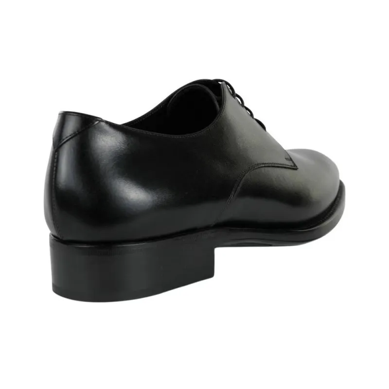 SAINT LAURENT Round Toe Classic Derby Shoes-3
