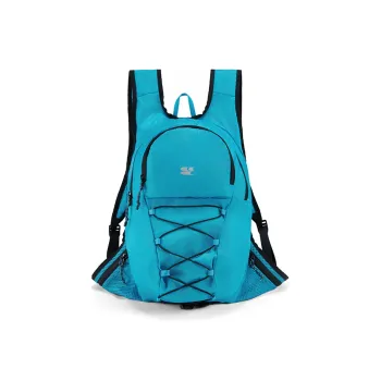 Crying Center Fabric Backpack Regular Unisex Blue/Black Purple