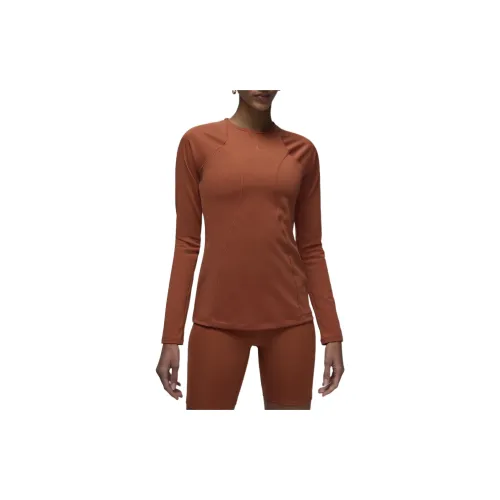 Jordan Sport T-Shirts Women's Night Chestnut