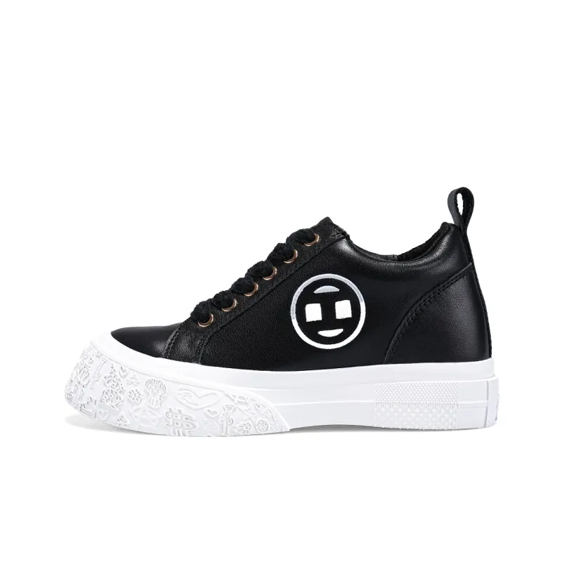 IiJin Slip-Resistant Low-Top Skateboard Shoes Women's-6
