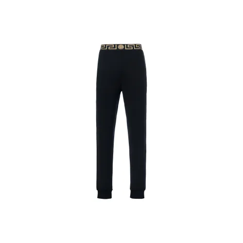 VERSACE Knitted Sweatpants Men Black