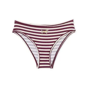Victoria's Secret PINK Cotton Cheeky Panty / WRSPDG Underpants Women's 1 Pack Red Stripes