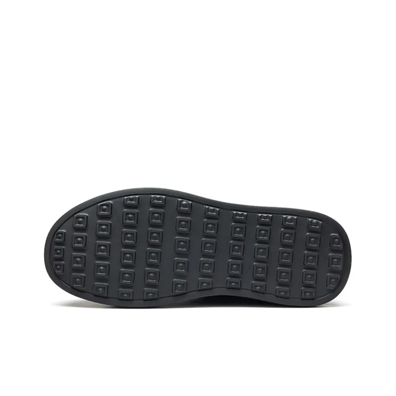 HARSON Low Top Skateboard Shoes Men's Black-3
