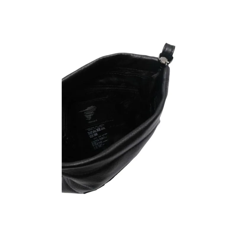 Yohji Yamamoto Calfskin Crossbody Bag Regular Women's Black-2