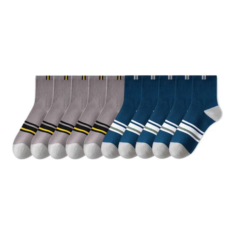 Lan Miao Mid Calf Socks Men's 10 Pack-11
