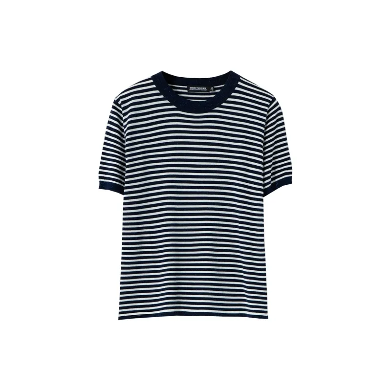 SOON FLOWER Knitwear Women's Striped Top-1