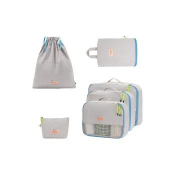 Bromen Wash Nylon With Water Storage Bag Unisex Light Gray