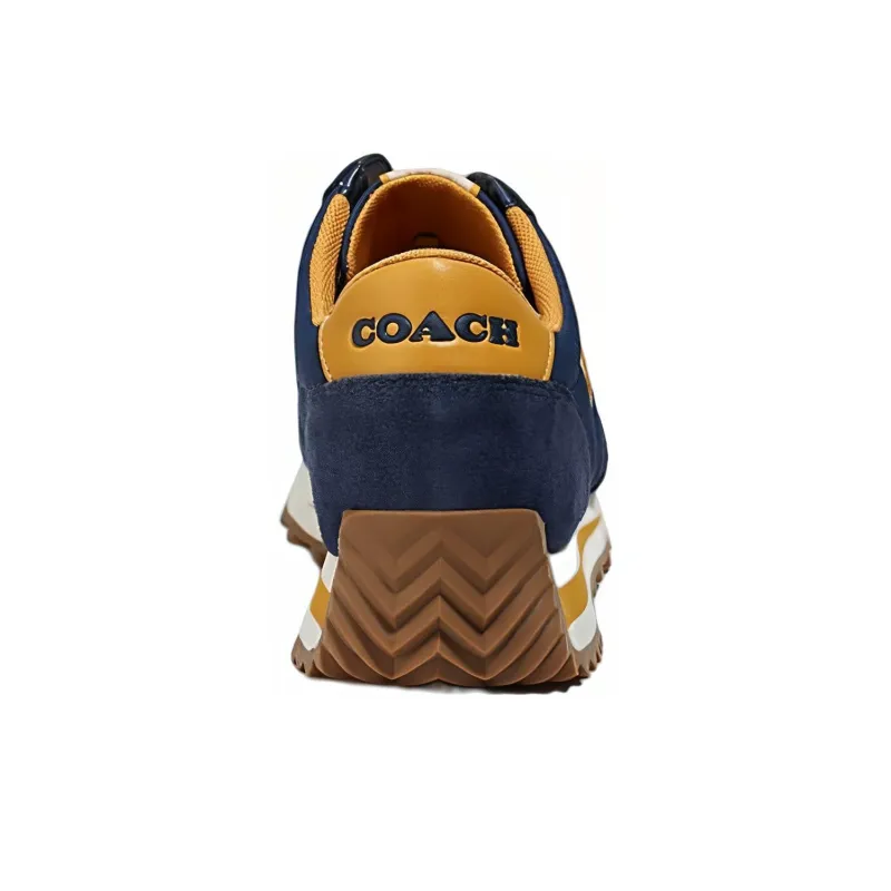 COACH Low Top Casual Shoes Men's Dark Blue-4