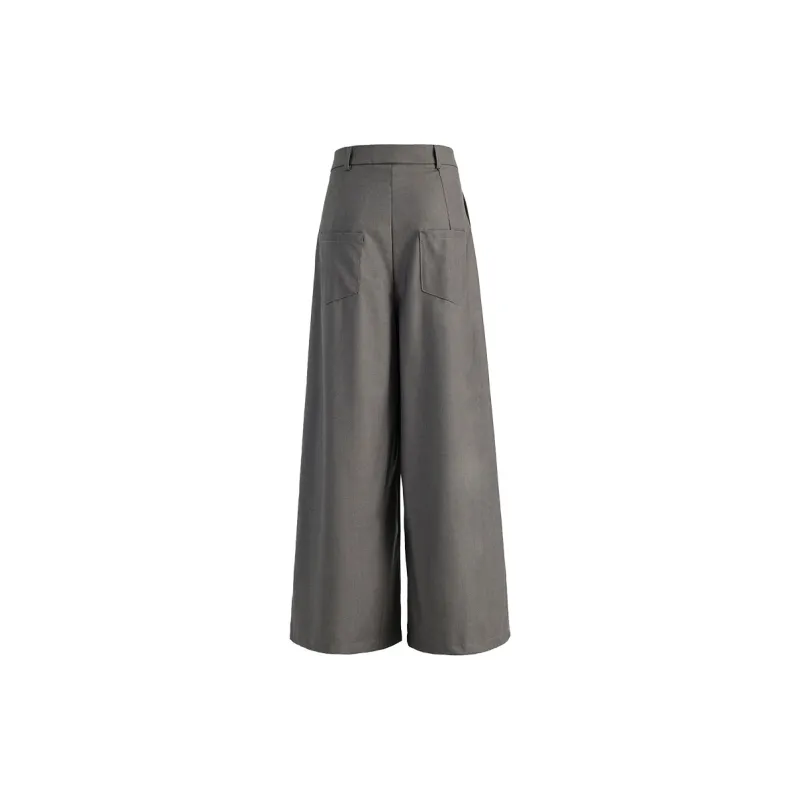FHMY Casual Pants Women's Gray-1