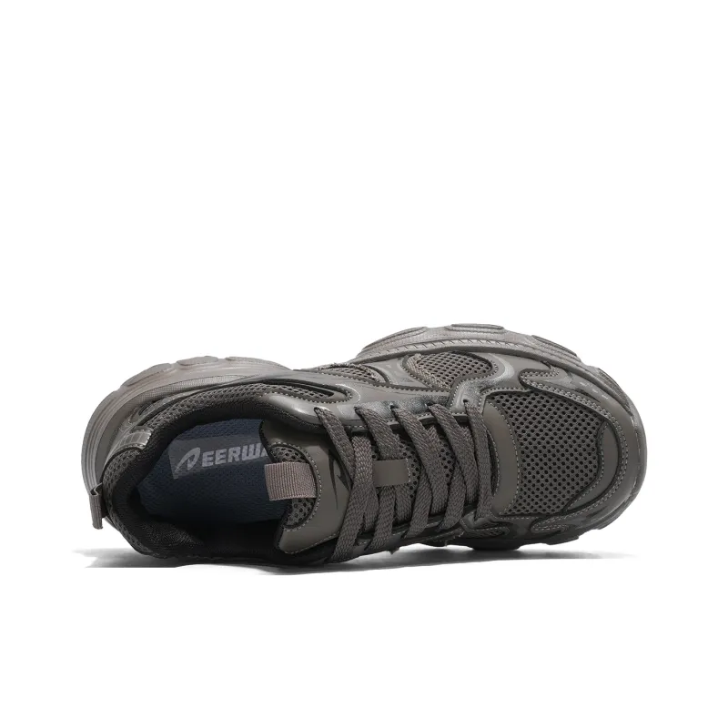 DEERWAY Abrasion-Resistant Slip-Resistant Low-Top Chunky Sneakers Men's-17