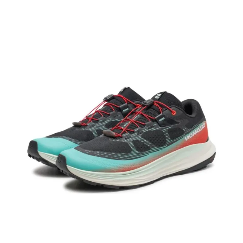 SALOMON Ultra Glide 2 Anti Slip Wear Resistant Low Top Trail Running Running Shoes Men's Black-2