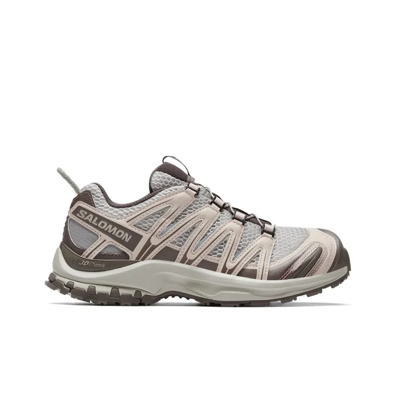 SALOMON XA PRO 3D Low Top Hiking Shoes Unisex Silver Gray Cloud Iron Gray Tranquil Purple-1