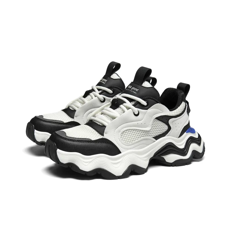 HLA Versatile Chunky Sneakers With Tire Platform Trendy Sneakers & Casual Shoes Men's-8