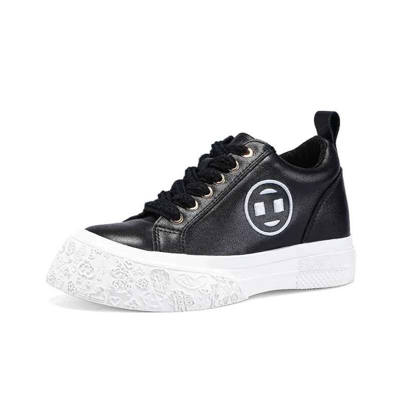 IiJin Slip-Resistant Low-Top Skateboard Shoes Women's-7