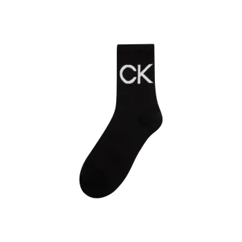 CALVIN KLEIN Mid Calf Socks Men 1 Pack Space Black