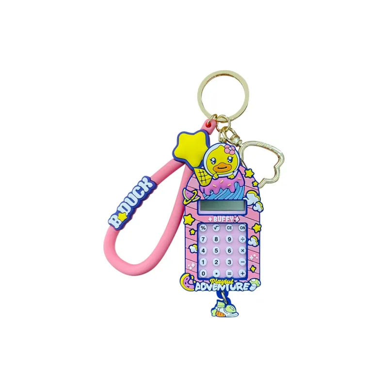 Baimao PVC+ Hardware Keychains Unisex-0