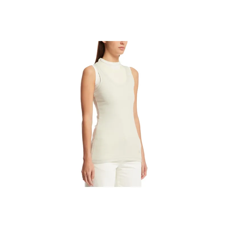 JIL SANDER Layered Crewneck Tank Top-2