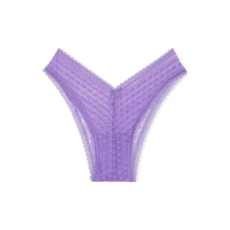 Victoria's Secret PINK Wink V-Front Brazilian Panty / Wysteria Purple Underpants Women's 1 Pack Wisteria-0