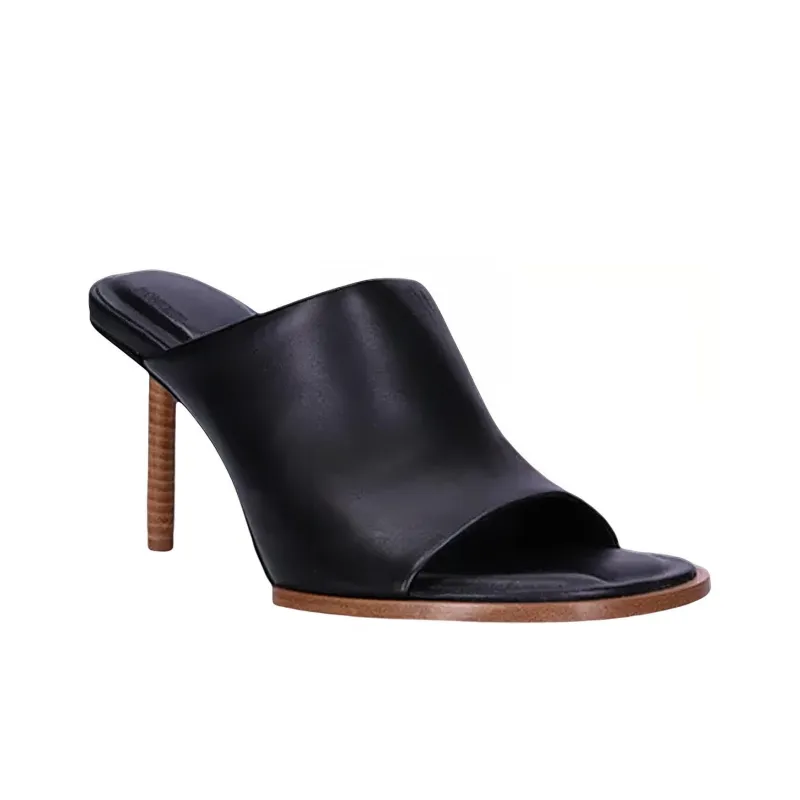 Jacquemus Les Mules Rond Carré Leather Mules-2