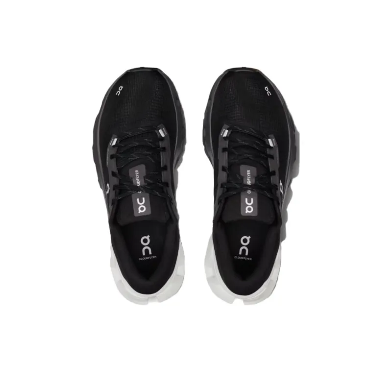 On Running Cloudflyer 5 Black White Women's-3