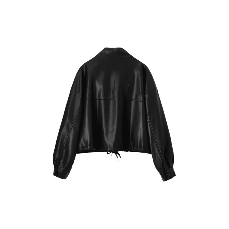 SENTUBILA Leather Jacket Women's-1