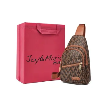 Joy&Mario PVC Sports Cycling Portable Medium Size Unisex Ecru/Tale Green/Cocoa Coffee