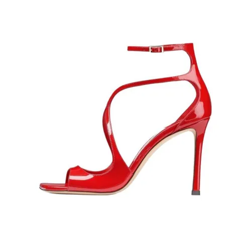 Jimmy Choo Azia Strap Sandals 9.5cm Women's Red
