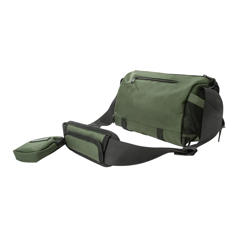KONADCT Nylon Commute Urban Techwear Crossbody Bag Large Size Unisex Khaki/White/Gray/Army Green-20