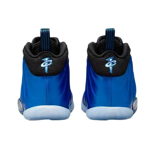 Nike Little Posite One Wear-Resistant Low-Top Children's Basketball Shoes Blue Teenagers-4