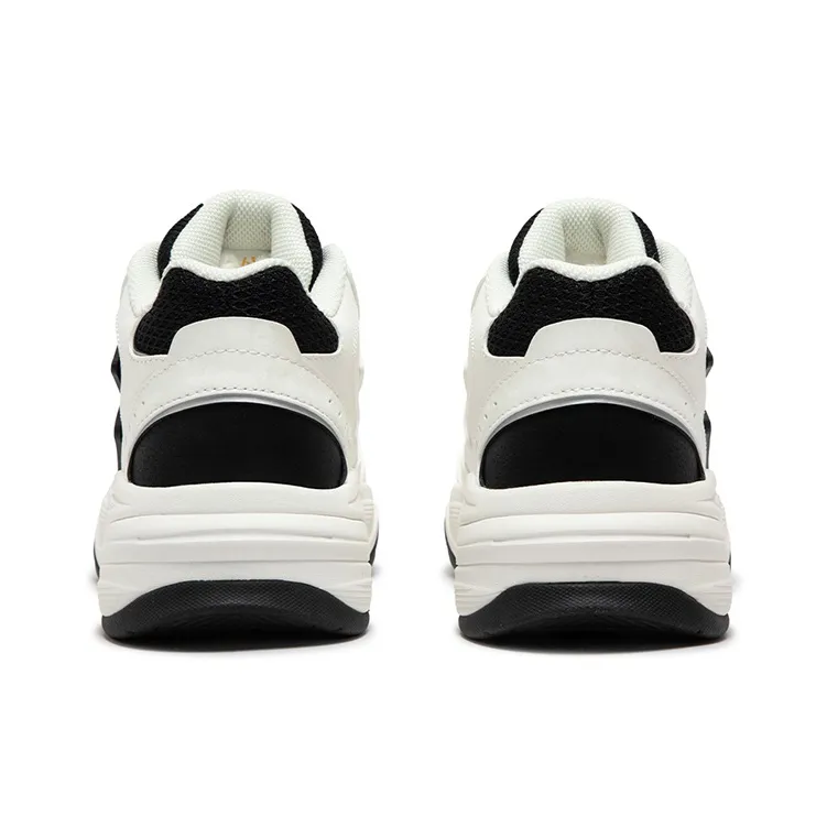 361° Sailing Series Anti Slip And Wear Resistant Warm Mid Top Casual Shoes Men's White Black-3