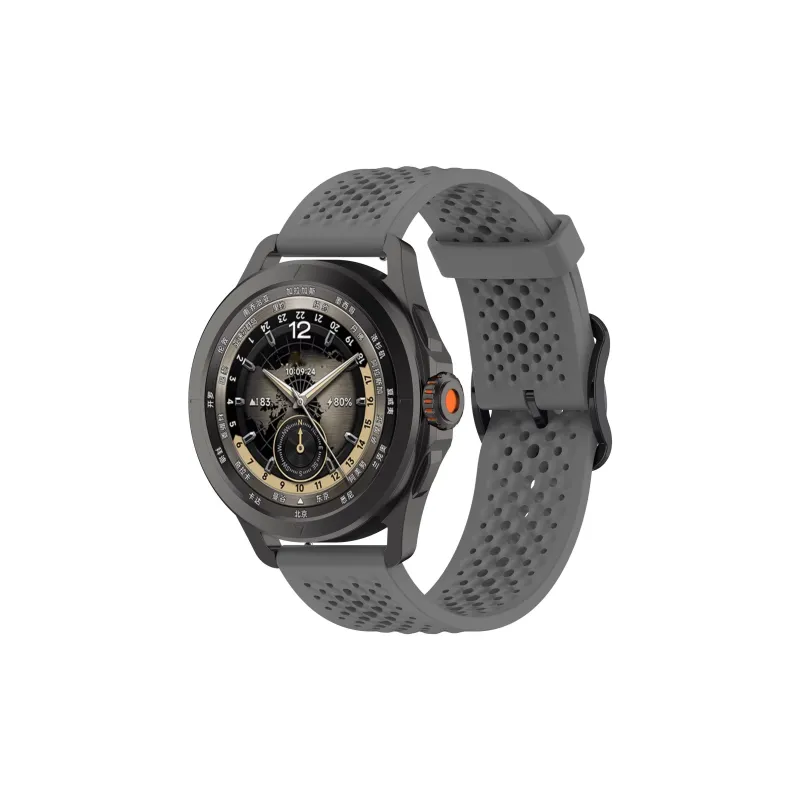 FZRT Watch Bands Waterproof And Sweatproof Liquid Silicone Strap Unisex-3