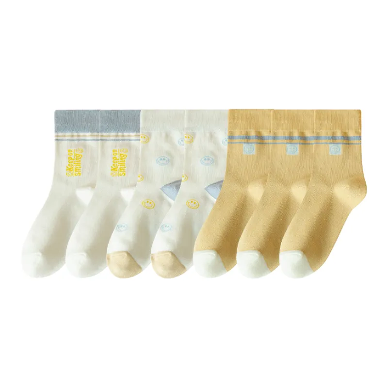 Lan Miao Mid Calf Socks Women's 7 Pack-8
