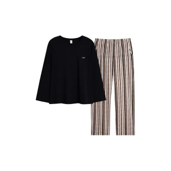 Sha Qian Pajama Set Women's Black