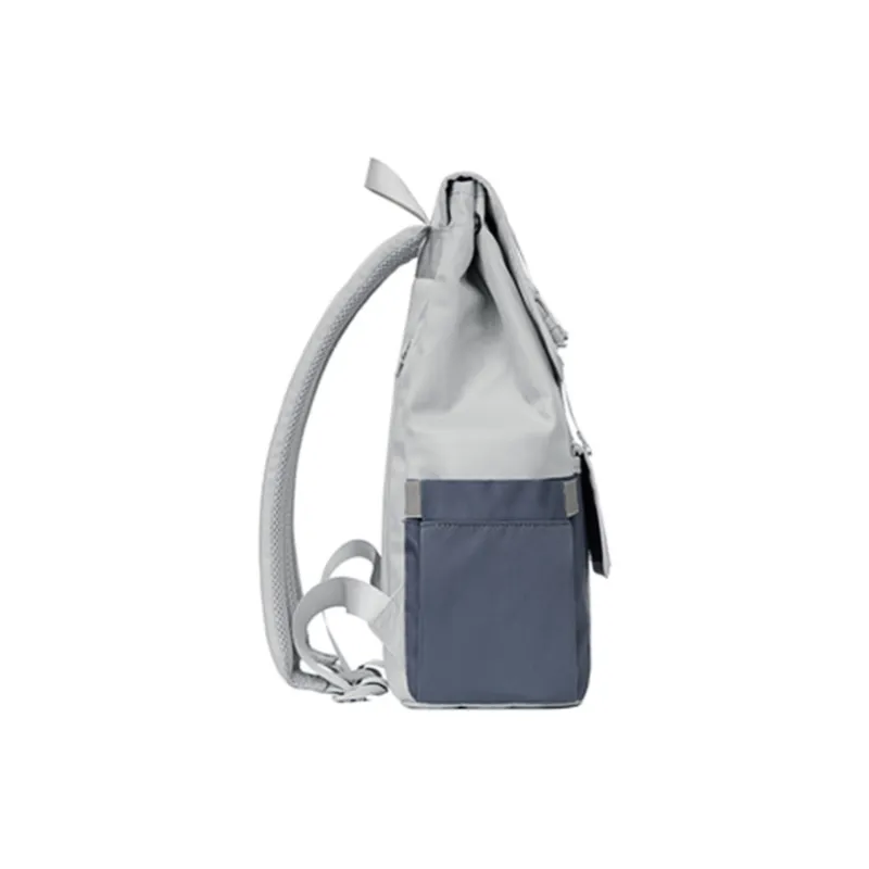 MR.ACE HOMME Fabric Lightweight Backpack Unique Design For College Students No Collisions Regular Unisex Smoke Blue-7