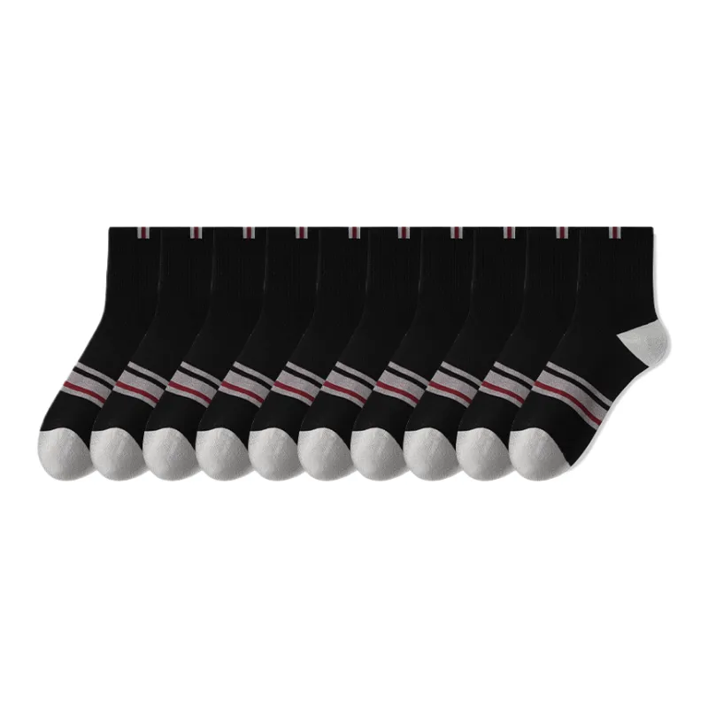 Lan Miao Mid Calf Socks Men's 10 Pack-13