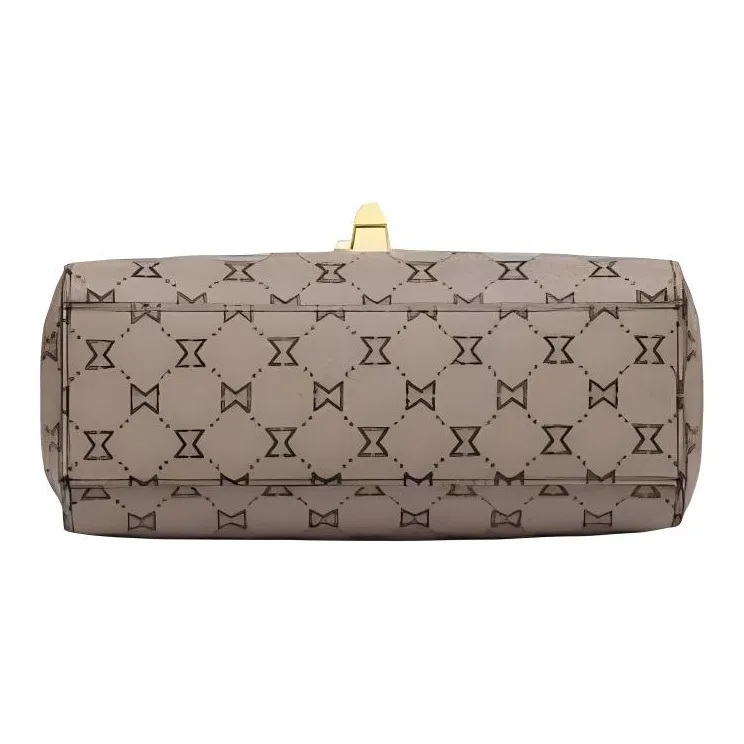 MashaLanti PVC Crossbody Bag Shoulder Bag Small Size Women's Light Coffee-4