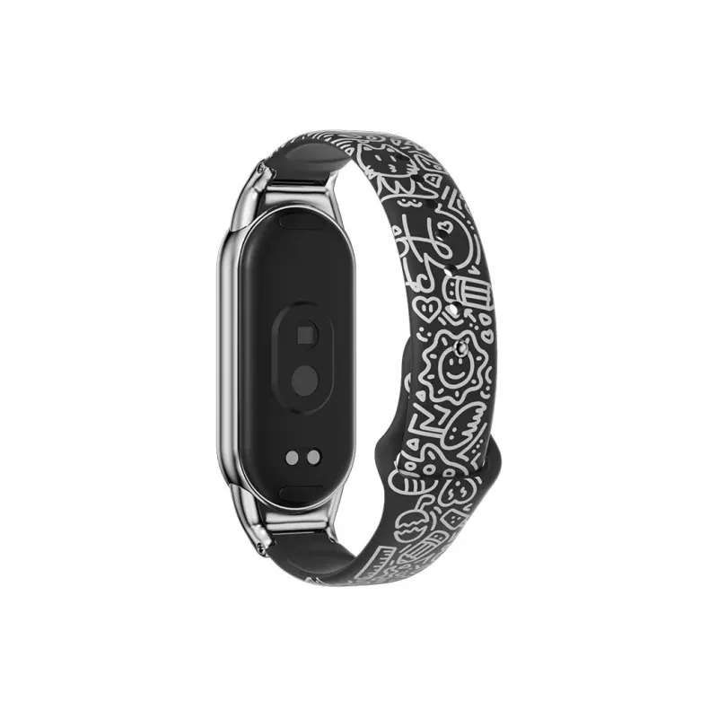 Biaodaige Xiaomi Red Beige Compatibility Watch Band 120 200mm Silicone Material-0