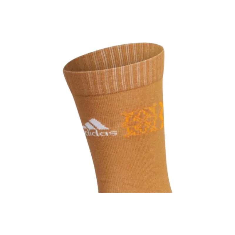 Adidas Mid Calf Socks Unisex Wheat Brown-1