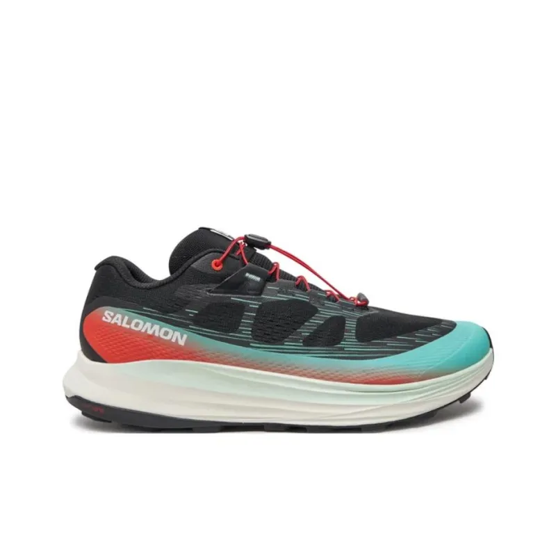 SALOMON Ultra Glide 2 Anti Slip Wear Resistant Low Top Trail Running Running Shoes Men's Black-1